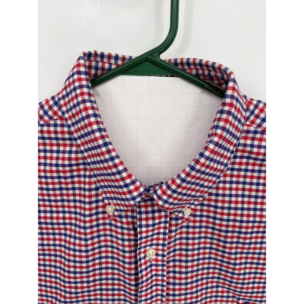 Ralph Lauren Men's Classic Fit Performance Checked Button Down Shirt, XXL - Picture 6 of 8